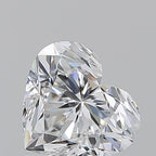 Diamante Naturale Taglio Cuore 1.01ct EX/EX E VS1 - GIA - 6.05x6.8x4.19mm