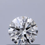 Diamante Naturale Taglio Brillante 0.45ct 3EX F VVS1 - GIA - 4.97x5.0x2.99mm