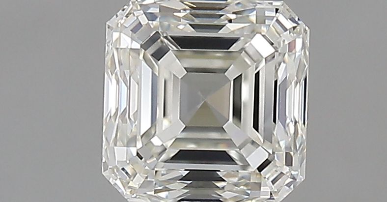 Diamante Taglio Smeraldo Quadrato 1ct EX/EX J VVS2 - GIA - 5.3x5.28x3.68mm