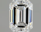 Diamante Naturale Taglio Smeraldo 0.8ct VG/EX E VVS2 - GIA - 5.92x4.39x3.08mm