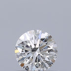 Diamante Taglio Brillante 0.5ct VG/EX/EX E VVS2 - GIA - 4.96x4.99x3.19mm