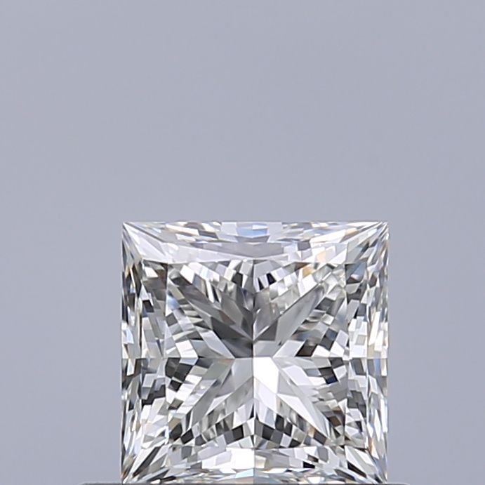 Diamante Naturale Taglio Princess 0.63ct VG/VG H VVS1 - GIA - 4.56x4.54x3.39mm