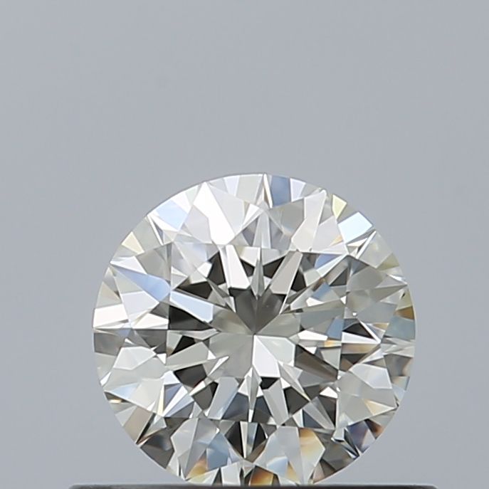 Diamante Naturale Taglio Brillante 0.5ct 3EX J VVS1 - GIA - 5.09x5.12x3.17mm