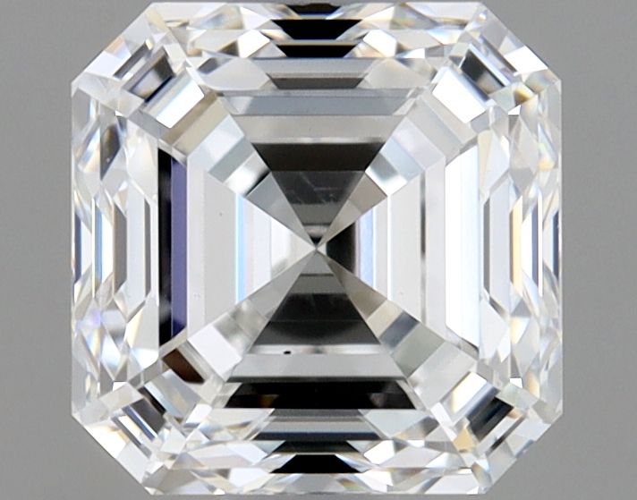 Diamante Naturale Taglio Asscher 1.01ct EX/EX F VS1 - GIA - 5.39x5.38x3.68mm