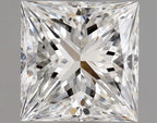 Diamante Naturale Taglio Princess 0.71ct VG/VG E VVS2 - GIA - 5.08x4.96x3.49mm