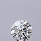 Diamante Naturale Taglio Brillante 0.22ct 3EX H VS1 - GIA - 3.92x3.9x2.41mm