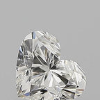 Diamante Naturale Taglio Cuore 0.52ct VG/VG G IF - GIA - 4.84x5.71x3.39mm