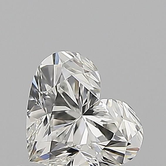 Diamante Naturale Taglio Cuore 0.52ct VG/VG G IF - GIA - 4.84x5.71x3.39mm