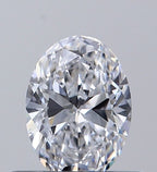 Diamante Naturale Taglio Ovale 0.4ct VG/EX D VVS1 - GIA - 5.88x4.24x2.51mm