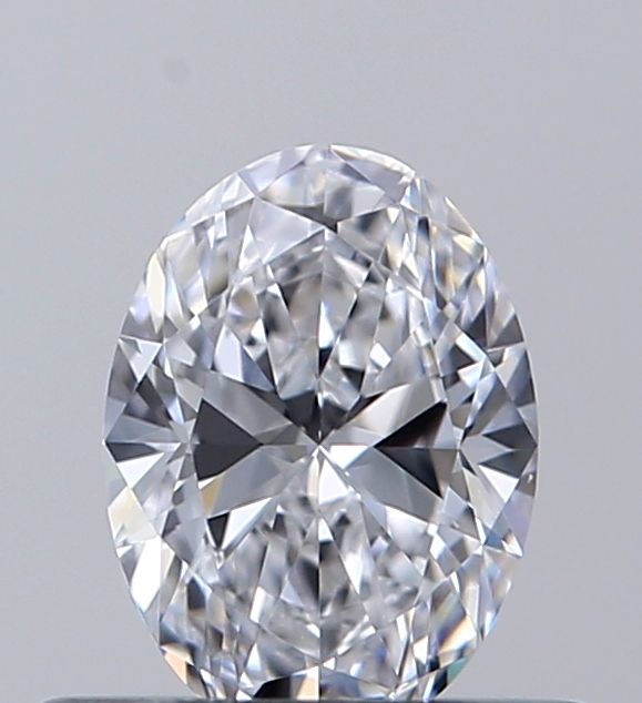 Diamante Naturale Taglio Ovale 0.4ct VG/EX D VVS1 - GIA - 5.88x4.24x2.51mm