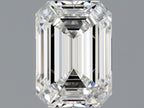 Diamante Naturale Taglio Smeraldo 0.61ct VG/EX F VVS2 - GIA - 5.69x4.07x2.67mm