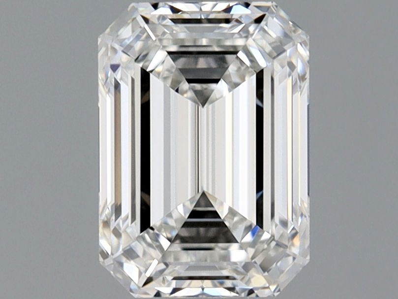 Diamante Naturale Taglio Smeraldo 0.61ct VG/EX F VVS2 - GIA - 5.69x4.07x2.67mm