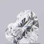 Diamante Naturale Taglio Cuore 0.52ct VG/EX F IF - GIA - 4.7x5.59x3.38mm