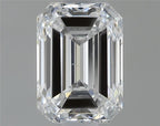 Diamante Naturale Taglio Smeraldo 0.71ct EX/EX D VS2 - GIA - 5.91x4.21x2.9mm