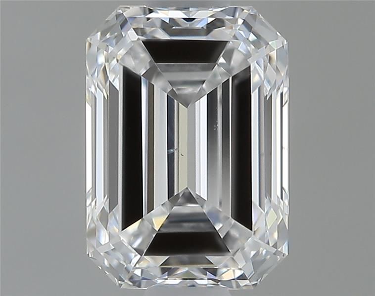 Diamante Naturale Taglio Smeraldo 0.71ct EX/EX D VS2 - GIA - 5.91x4.21x2.9mm