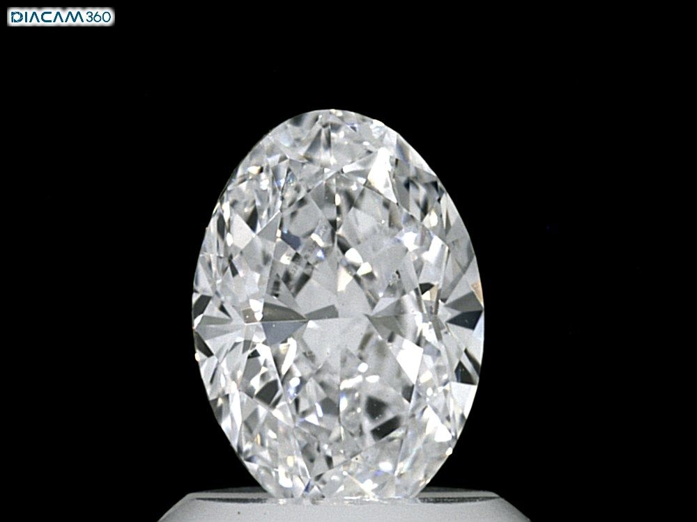 Diamante Naturale Taglio Ovale 0.94ct G/VG D VS1 - GIA - 7.79x5.53x3.33mm