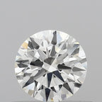 Diamante Naturale Taglio Brillante 0.5ct 3EX F VVS1 - IGI - 5.1x5.13x3.11mm