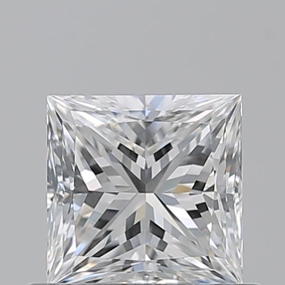 Diamante Naturale Taglio Princess 0.71ct G/EX E VVS1 - GIA - 5.03x4.97x3.61mm