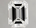 Diamante Naturale Taglio Smeraldo 0.7ct EX/EX F IF - GIA - 6.04x4.42x2.9mm