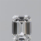 Diamante Naturale Taglio Smeraldo 0.7ct VG/EX D VVS2 - GIA - 5.81x4.21x2.87mm