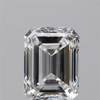 Diamante Naturale Taglio Smeraldo 0.9ct VG/EX F VS1 - GIA - 6.26x4.61x3.21mm