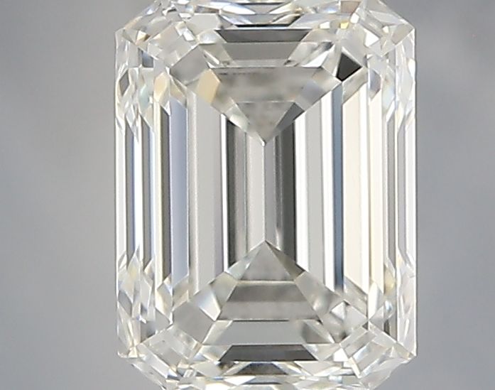 Diamante Naturale Taglio Smeraldo 0.9ct VG/EX F VVS1 - IGI - 6.14x4.59x3.19mm