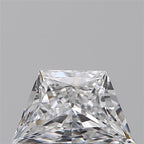 Diamante Naturale Taglio Trapezio 0.42ct G/EX D IF - GIA - 6.48x3.87x2.46mm