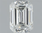 Diamante Naturale Taglio Smeraldo 0.71ct EX/EX F VS2 - GIA - 5.79x4.27x2.99mm
