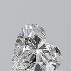 Diamante Naturale Taglio Cuore 0.5ct VG/EX H VVS1 - GIA - 5.01x5.41x3.41mm