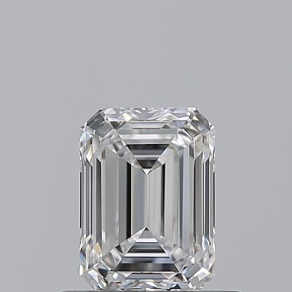 Diamante Naturale Taglio Smeraldo 0.7ct VG/EX D IF - GIA - 5.83x4.2x2.88mm