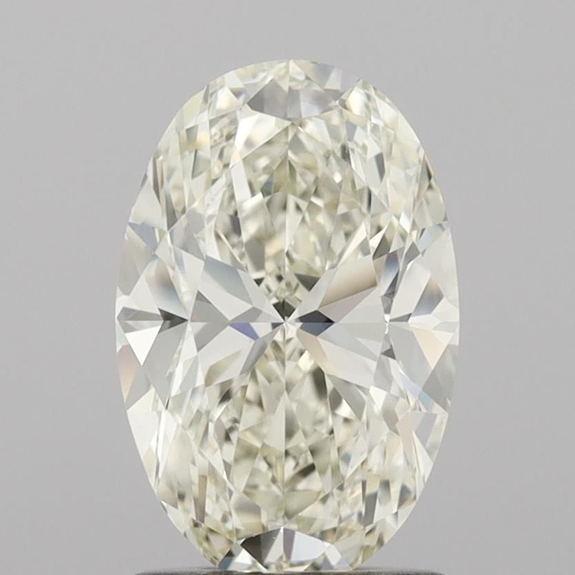 Diamante Naturale Taglio Ovale 1.5ct EX/EX J VVS1 - IGI - 9.33x6.08x3.91mm