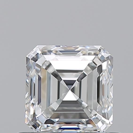 Diamante Naturale Taglio Asscher 0.72ct VG/VG F VVS1 - GIA - 4.89x4.81x3.26mm