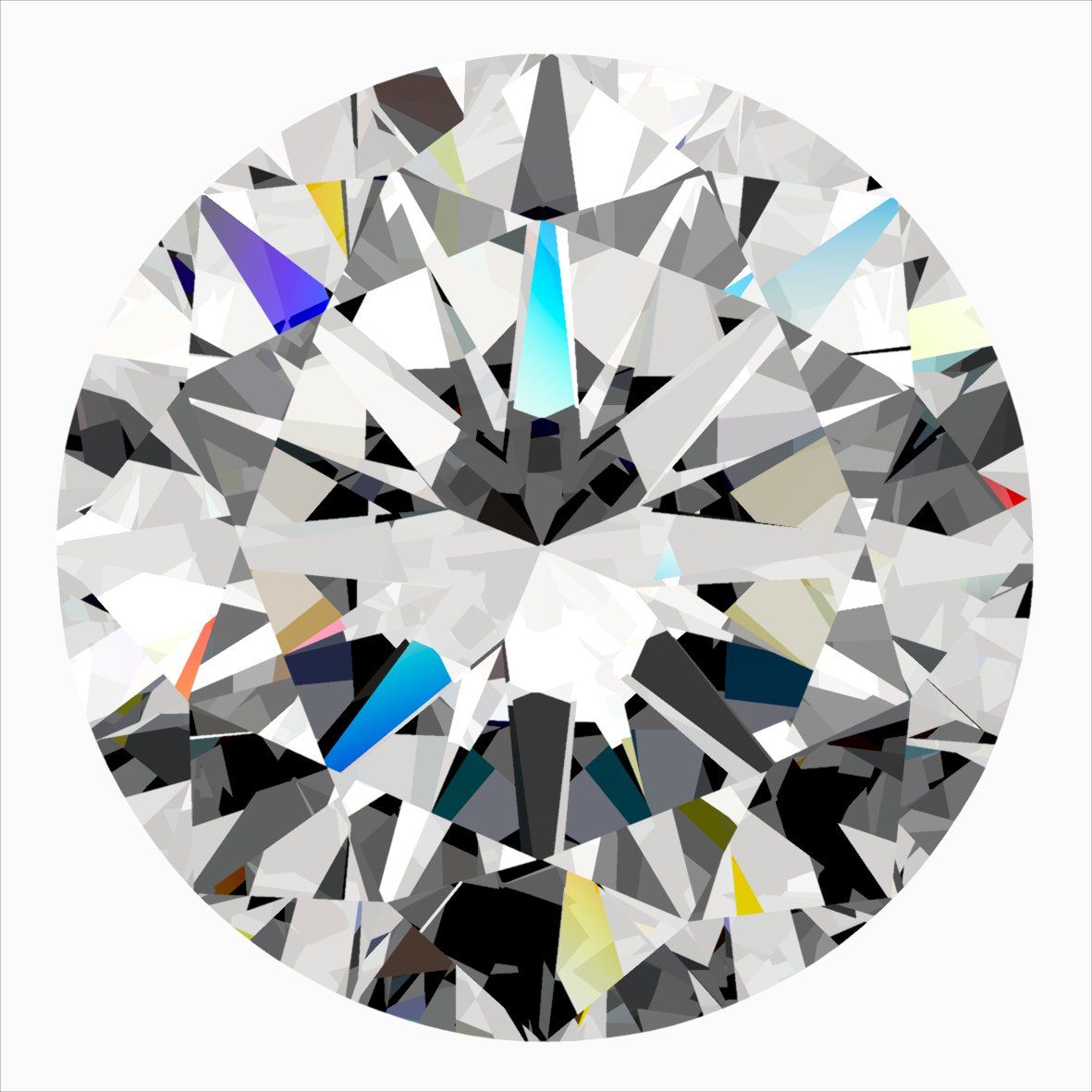 Diamante Naturale Taglio Brillante 0.3ct VG/VG/EX H VVS1 - IGI - 4.21x4.28x2.6mm