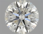 Diamante Naturale Taglio Brillante 0.55ct 3EX J VVS1 - IGI - 5.19x5.23x3.26mm