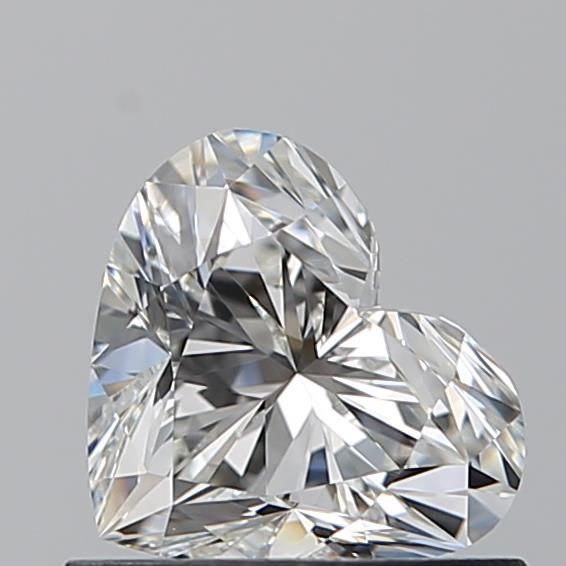 Diamante Naturale Taglio Cuore 0.72ct VG/EX G VVS2 - GIA - 5.39x6.35x3.75mm