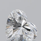 Diamante Naturale Taglio Cuore 0.72ct EX/EX E VVS2 - GIA - 5.5x6.36x3.8mm