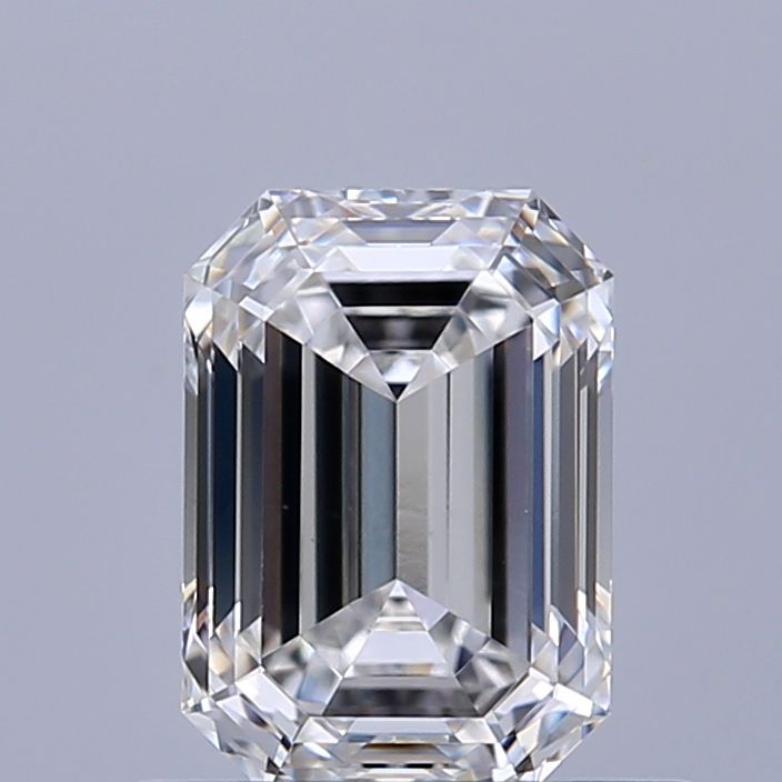 Diamante Naturale Taglio Smeraldo 0.73ct VG/EX E VVS2 - GIA - 6.09x4.31x2.88mm