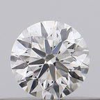 Diamante Taglio Brillante 0.2ct EX/VG/EX I VVS1 - GIA - 3.74x3.76x2.35mm