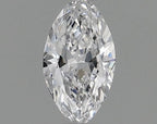 Diamante Naturale Taglio Marquise 0.19ct G/EX D VVS1 - GIA - 5.81x3.2x1.78mm