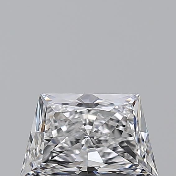 Diamante Naturale Taglio Trapezio 0.65ct VG/EX D VVS1 - GIA - 6.85x4.2x2.81mm