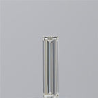Diamante Naturale Taglio Baguette 0.51ct EX/EX I IF - GIA - 10.19x2.54x1.7mm