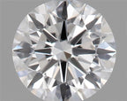 Diamante Naturale Taglio Brillante 0.4ct EX/VG/EX D VS1 - GIA - 4.68x4.72x2.89mm