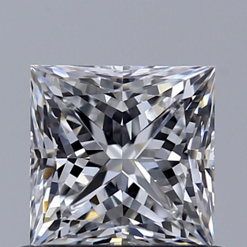 Diamante Naturale Taglio Princess 0.61ct VG/EX D VVS2 - GIA - 4.6x4.56x3.35mm