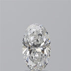 Diamante Naturale Taglio Ovale 1.01ct VG/EX E VVS1 - GIA - 8.74x5.16x3.32mm