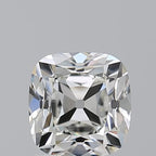 Diamante Naturale Taglio Old Miner 1.5ct EX/VG H VVS1 - GIA - 6.59x6.45x4.43mm