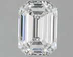 Diamante Naturale Taglio Smeraldo 0.58ct EX/EX F VVS2 - GIA - 5.65x3.99x2.64mm