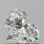Diamante Naturale Taglio Cuore 0.8ct VG/EX H VS1 - GIA - 5.48x6.45x3.86mm