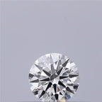 Diamante Naturale Taglio Brillante 0.19ct 3EX D VVS2 - GIA - 3.73x3.72x2.24mm