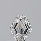 Diamante Naturale Taglio Esagonale 0.36ct VG/VG F VVS2 - GIA - 4.95x4.28x2.5mm