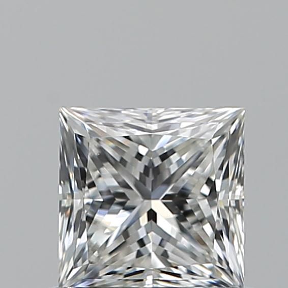 Diamante Naturale Taglio Princess 0.71ct VG/EX F VVS1 - GIA - 4.78x4.77x3.6mm